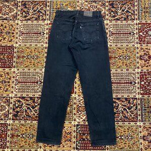 Vintage 90s/Y2K Levi's Silver Tab Loose Fit black denim jeans